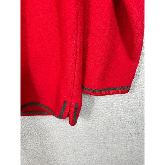 Vintage Stapf Pure New Wool Red Cardigan Sweater Size 40 - Picture 14 of 14